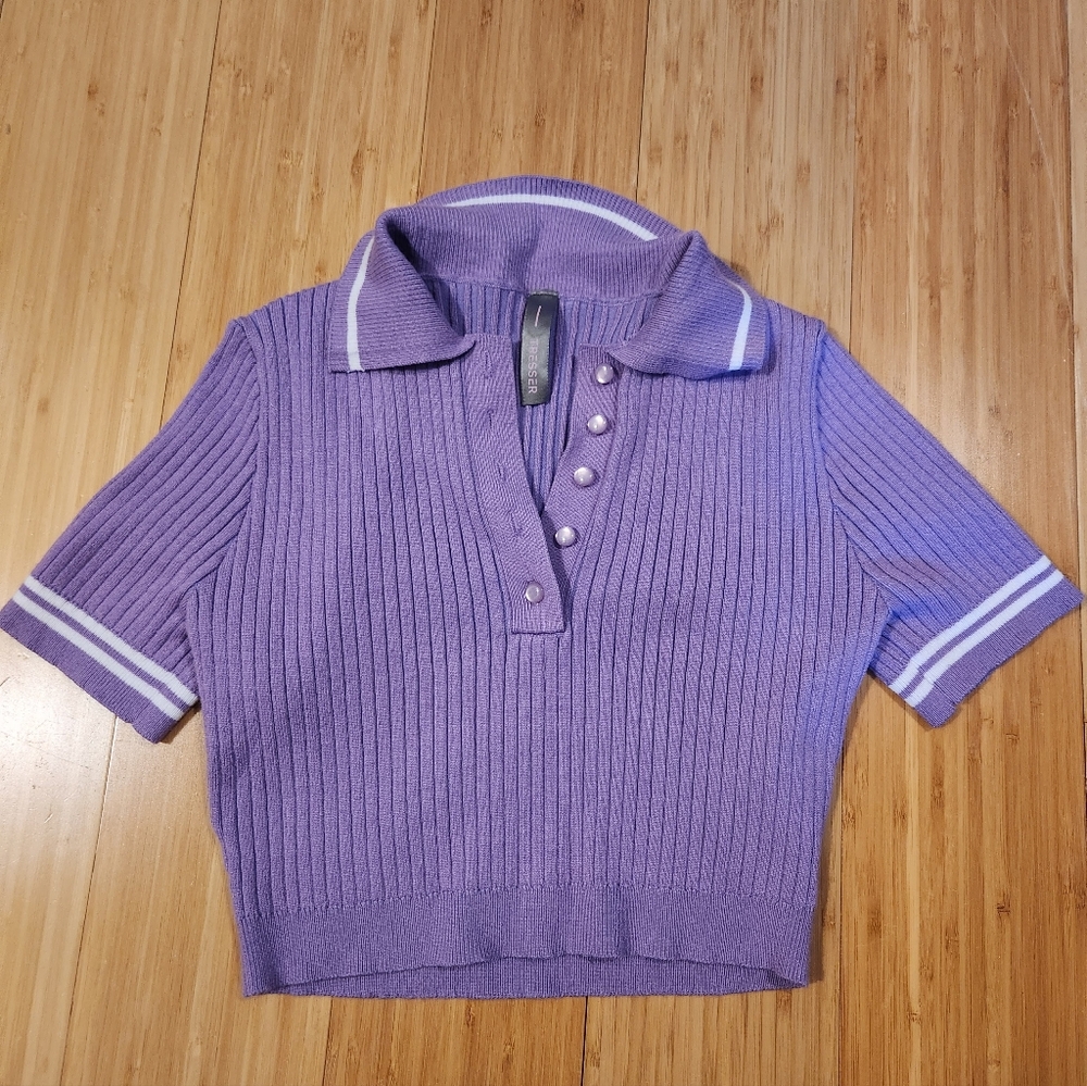 Vintage polo style button up